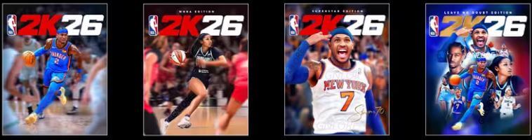 NBA，2K26，版本，封面，球星，運動員