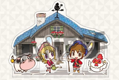 牧場物語 來吧！風之繁華市集，首批特典，場景立牌